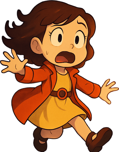 Little girl gets sucked into a wormhole back in time