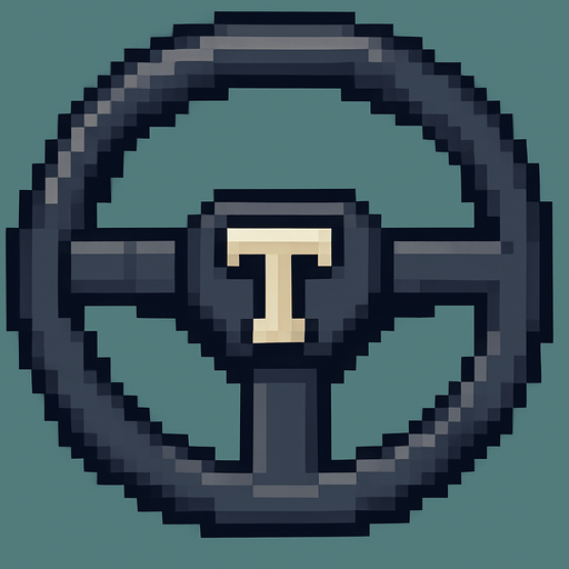 add a t in the middle of the steering wheel