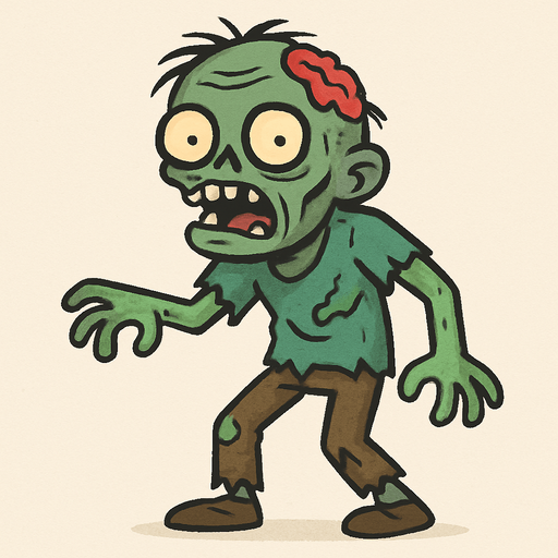 draw a single zombie.
No shadows