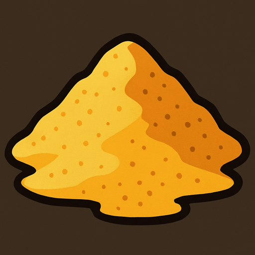 sand.
In-Game asset.  2d.  High contrast.  No shadows