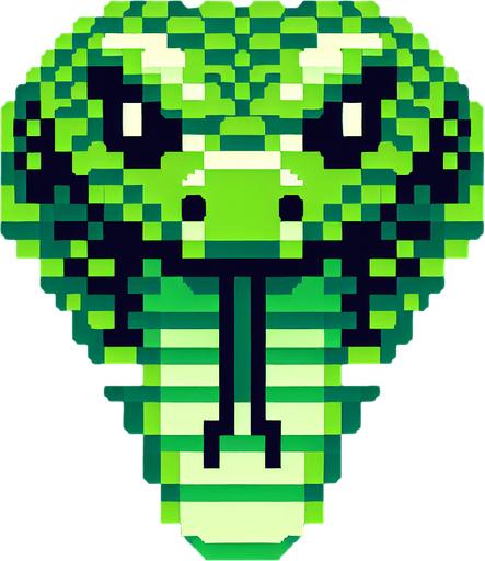 Snake head pixel