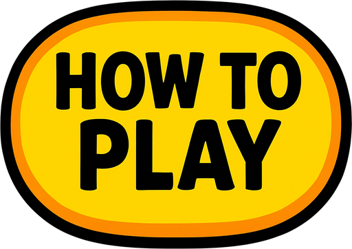 How to play button.
In-Game asset.  2d.  High contrast.  No shadows