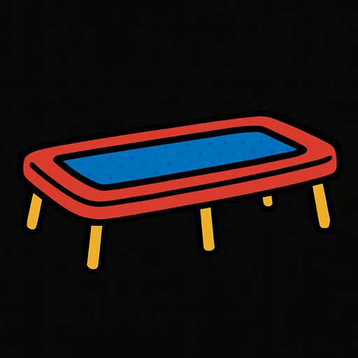 trampoline 200x20.
In-Game asset.  2d.  High contrast.  No shadows