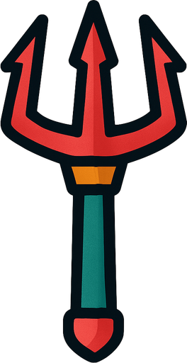 furca.
In-Game asset.  2d.  High contrast.  No shadows