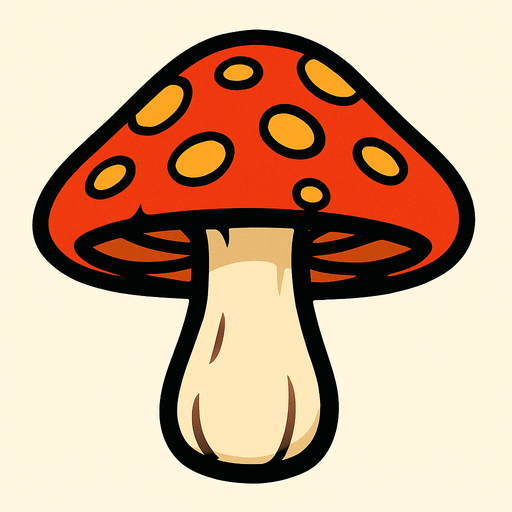 Mantar.
In-Game asset.  2d.  High contrast.  No shadows