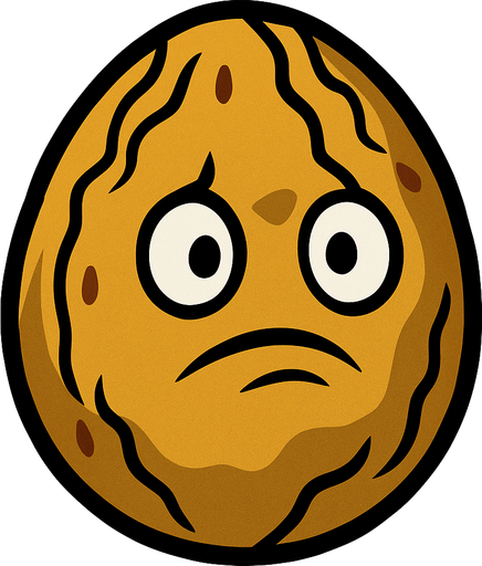 PLANT VS ZOMBİ DEKİ CEVİZ.
In-Game asset.  2d.  High contrast.  No shadows