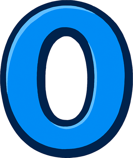 Blue O.
In-Game asset.  2d.  High contrast.  No shadows