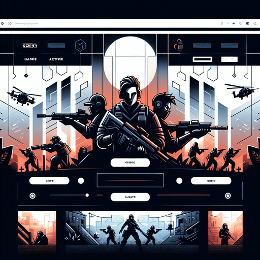 Free fire game website design.
Single Game Texture. In-Game asset. 2d. Blank background. High contrast. No shadows.
