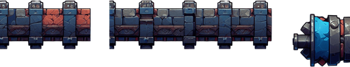 Battle ground.
Single Game Texture. In-Game asset. 2d. Blank background. High contrast. No shadows.