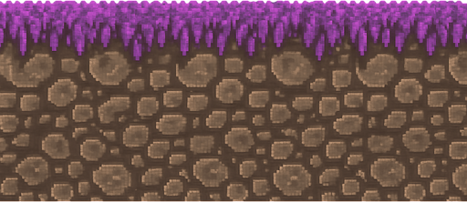 make the grass purple