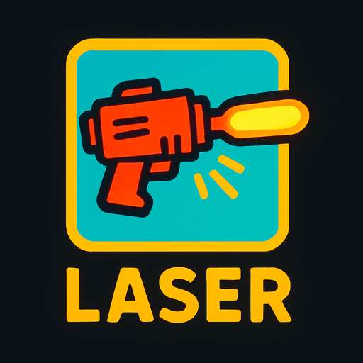 Powerup laser.
In-Game asset.  2d.  High contrast.  No shadows