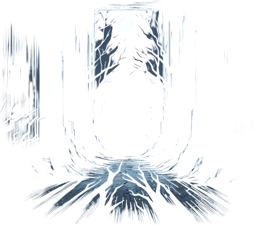 Arrière plan sombre d'horreur avec un angle vu depuis le haut.
2d. Blank background. High contrast. No shadows.