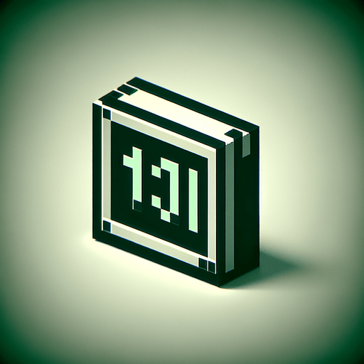 A minimalist UI website icon for a retro hacking app, representing a text-based file. The icon is a simple rectangular shape with a slightly folded corner at the top-right, rendered in a clean, pixel-art style. A few green binary digits ('0' and '1') are subtly displayed across the surface in a small, stylized font, blending seamlessly with the retro theme.

The design is stripped down to essential elements, using a monochromatic palette with a soft green glow to evoke the feel of a classic hacking interface. The overall look is clean, minimalist, and perfectly aligned with a retro tech aesthetic..
Single Game Texture. In-Game asset. 2d. Blank background. High contrast. No shadows.