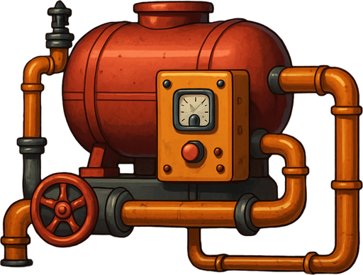 outgoing gas infrastructure system.
In-Game asset