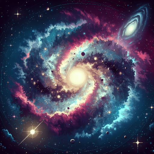 Background of space.
Single Game Texture. In-Game asset. 2d. Blank background. High contrast. No shadows.