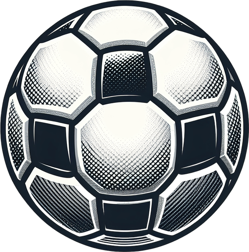 Soccer ball.
Single Cartoon Game Texture. In-Game asset. 2d. Blank background. High contrast. No shadows.