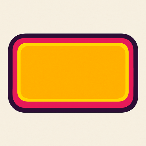 rectangle button.
In-Game asset.  2d.  High contrast.  No shadows
