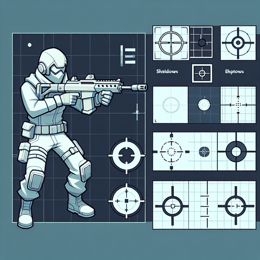 aim line.
Single Game Texture.  In-Game asset.  2d.  Blank background.  High contrast.  No shadows