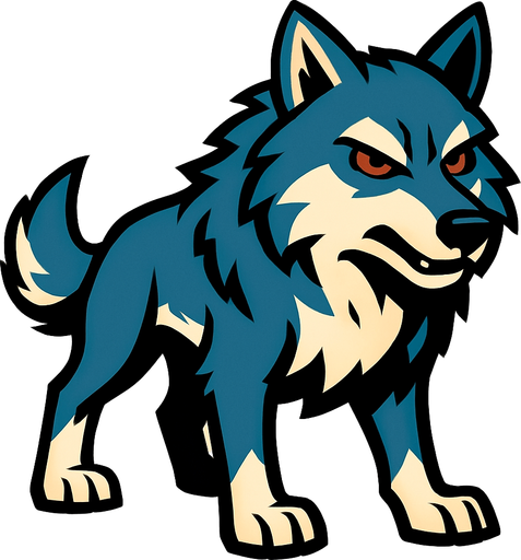 Wolf.
In-Game asset.  2d.  High contrast.  No shadows