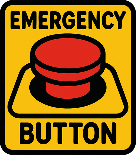 emergencyButton.
In-Game asset.  2d.  High contrast.  No shadows