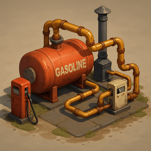 outgoing gasoline infrastructure system.
In-Game asset