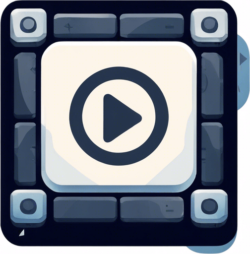 remove the play sign and circle in the middle