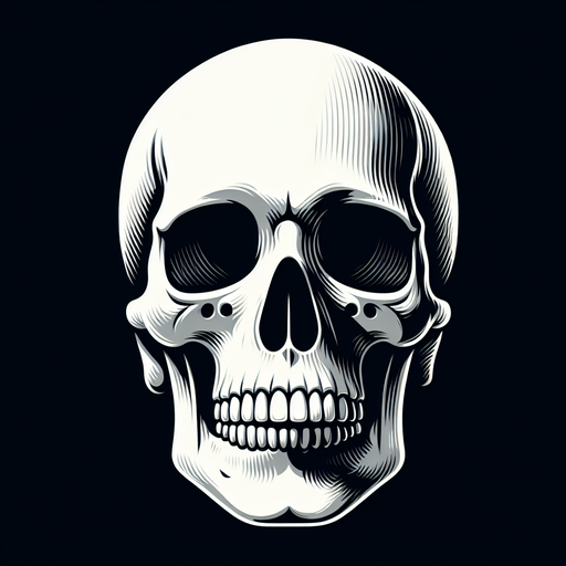 an icon of a skull