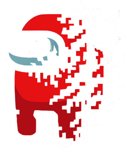 Corrupted among Us.
In-Game asset.  High contrast.  No shadows