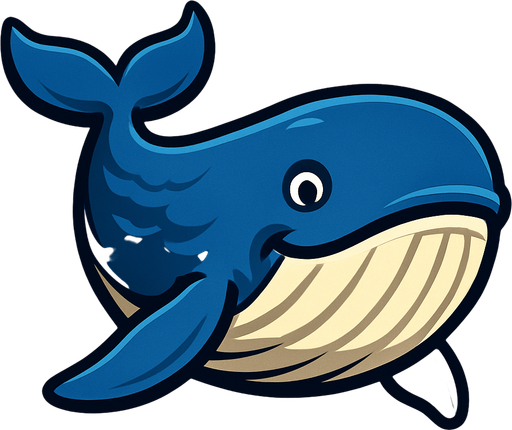 make a whale.
In-Game asset.  High contrast.  No shadows