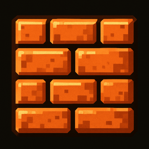 Mario style brick block.
High contrast