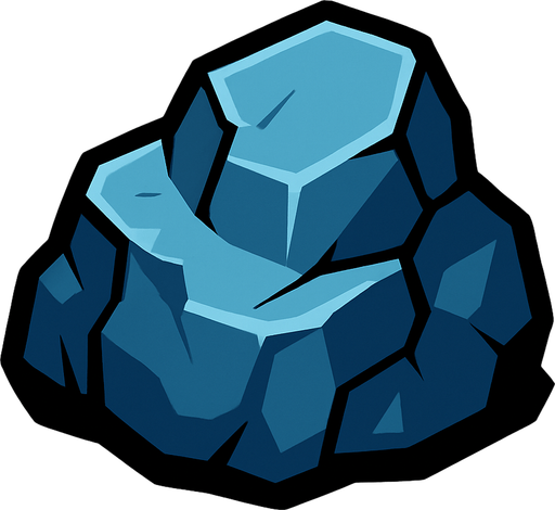 Rock.
In-Game asset.  2d.  High contrast.  No shadows