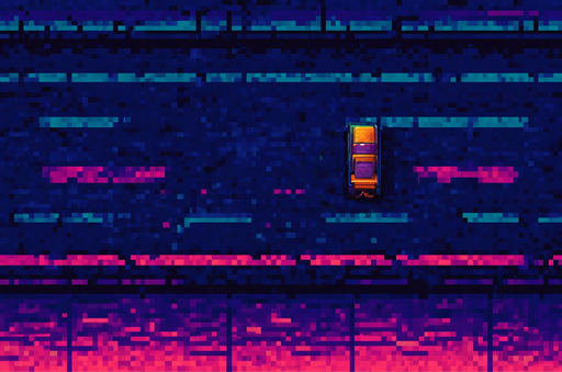 cyberpunk pixel art asphalt street. In-Game asset. 2d. High contrast. No shadows manhole top down