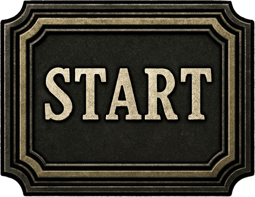 boton de inicio al estilo hoi4.
In-Game asset.  2d.  High contrast.  No shadows