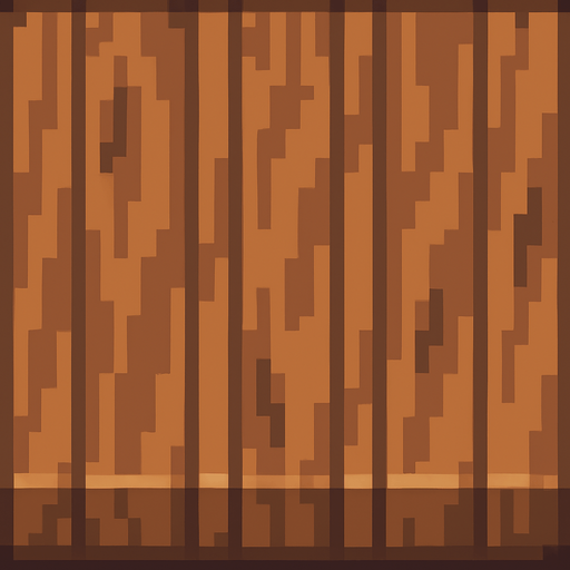 Table wooden pattern pixel art.
In-Game asset.  2d.  High contrast.  No shadows Square format