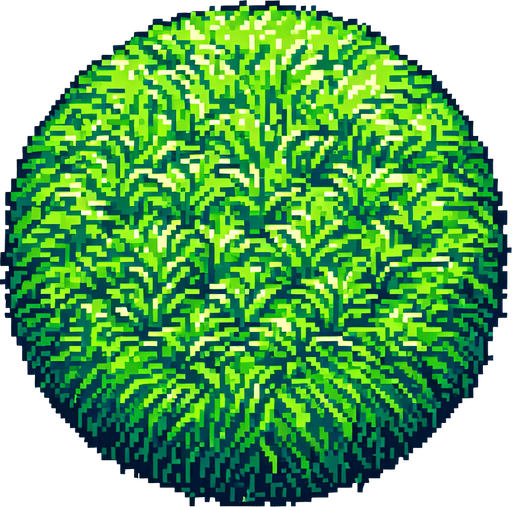 Make an green grass 8bit texture 2d and flat.
Single Game Texture.  In-Game asset.  2d.  Blank background.  High contrast.  No shadows
