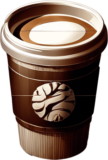 Remove extra details. Only include the coffee cup.