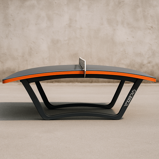 Photorealistic TEQBALL table from side-view