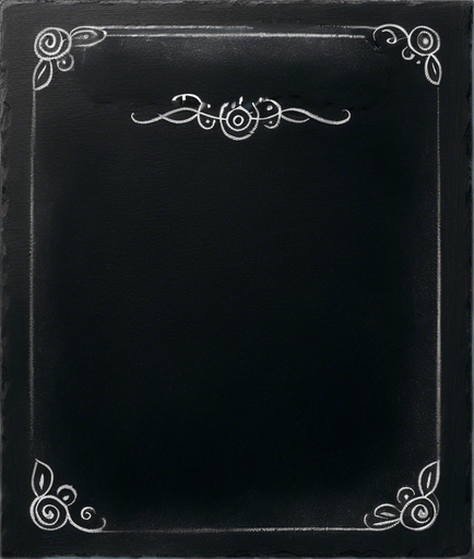 Word "POTION" in chalk in small caps