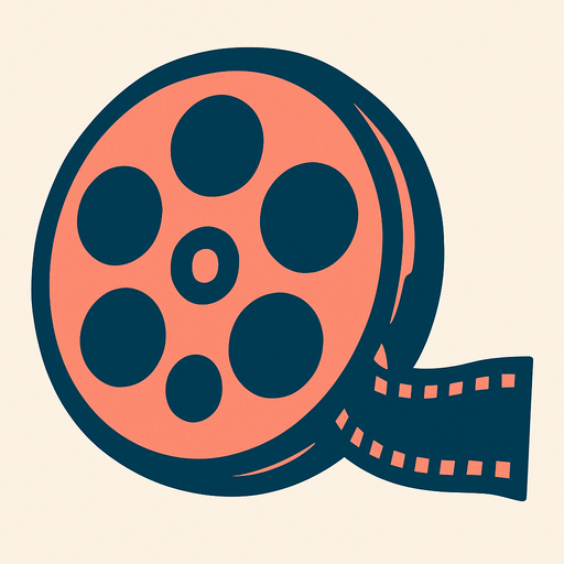 movie reel.
In-Game asset.  2d.  High contrast.  No shadows