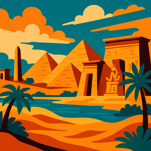 Egipto Scenery.
In-Game asset.  2d.  High contrast.  No shadows