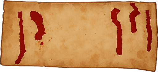 kanlı kağıt
. No background. Transparent background. Blank background. No shadows. 2d. In-Game asset. flat