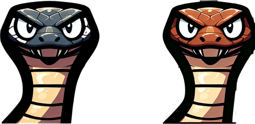 Single snake head segment. Seen from above. Cartoon.
Single Game Texture. In-Game asset. 2d. Blank background. High contrast. No shadows.