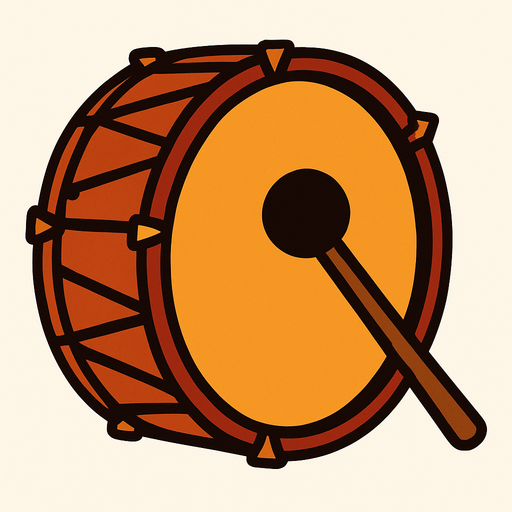 davul.
In-Game asset.  2d.  High contrast.  No shadows