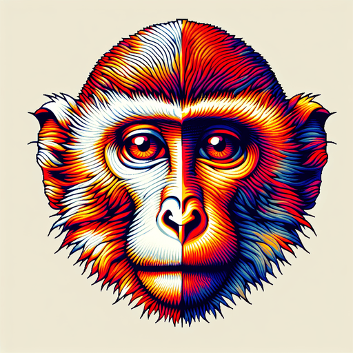 generate a monkey.
Single Game Texture.  In-Game asset.  2d.  Blank background.  High contrast.  No shadows