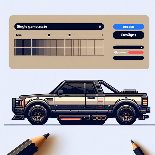 car.
Single Game Texture.  In-Game asset.  2d.  Blank background.  High contrast.  No shadows