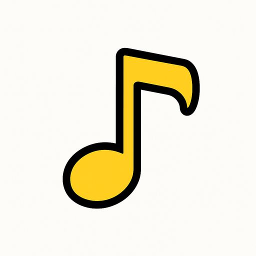 sarı 1 üçlük nota arka planı olmasın sade olsun 2d..
In-Game asset.  2d.  High contrast.  No shadows