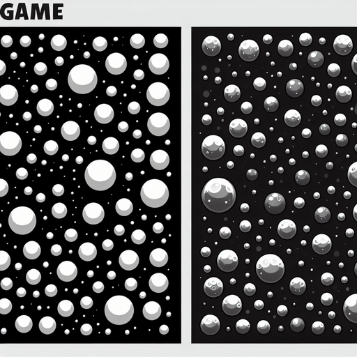 Bubbles.
Single Game Texture.  In-Game asset.  2d.  Blank background.  High contrast.  No shadows