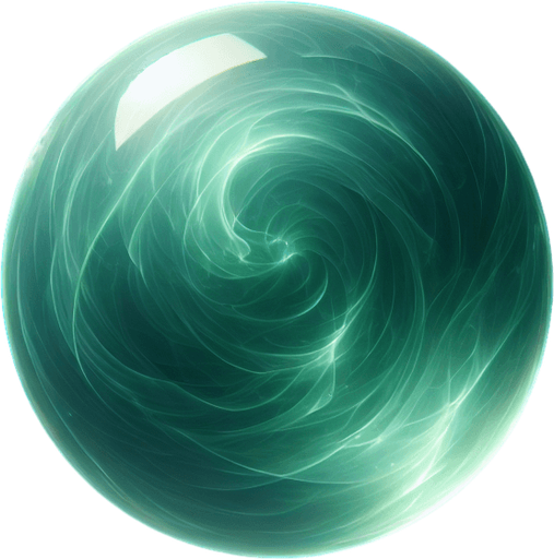 Subtle orb of green light, floating, realistic, glowing ghost orb 
Single Game Texture. In-Game asset. 2d. Blank background. High contrast. No shadows.