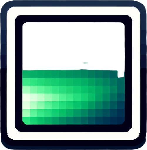 Um quadrado verde gradiente verde verde claro, com borda branca,2d pixel fundo png.
Single Game Texture. In-Game asset. 2d. Blank background. High contrast. No shadows.
