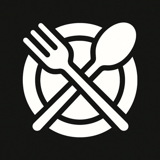 Minimalist icon of gastronomy.
In-Game asset.  2d.  High contrast.  No shadows